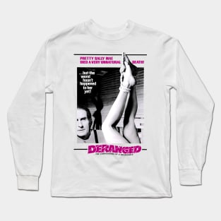 Vintage Deranged Horror Movie 1974 Long Sleeve T-Shirt